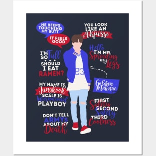 BTS Jungkook Quotes Posters and Art